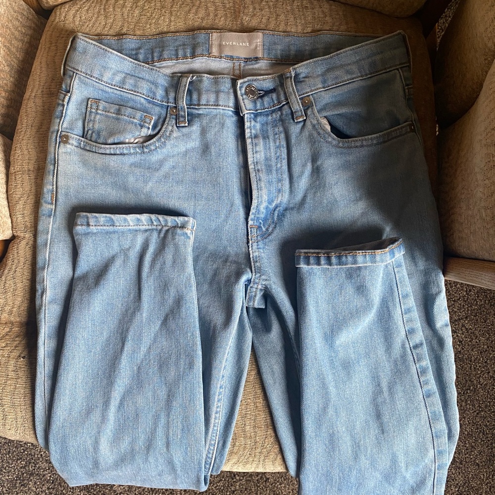 Everlane high rise skinnies